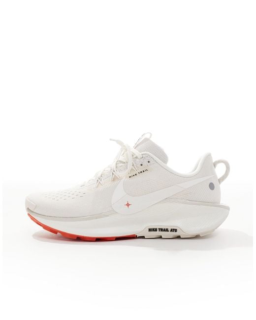 Nike White Reactx Pegasus Trail 5 Trainers for men