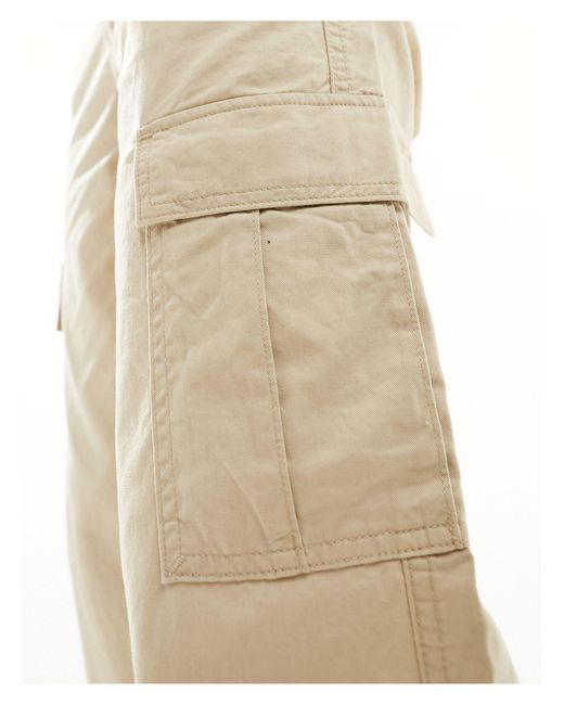 '94 - pantaloni ampi cargo color crema di Levi's in Metallic