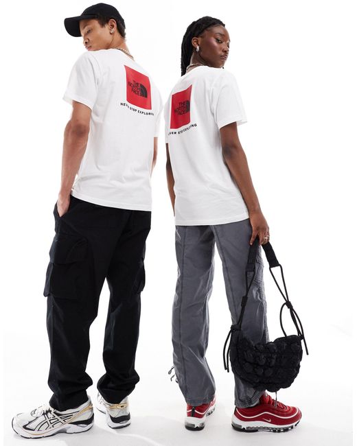 The North Face White Redbox Backprint T-shirt
