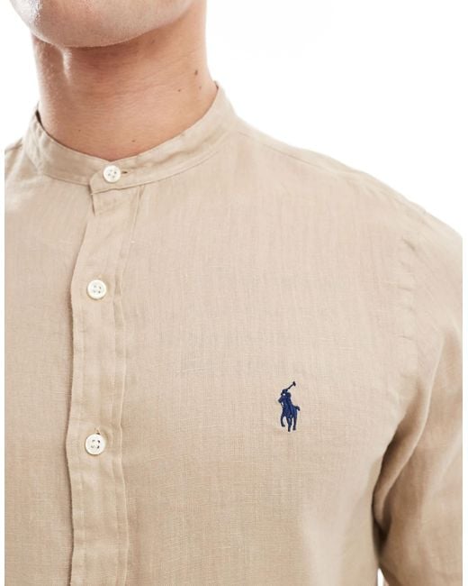 Polo Ralph Lauren – leinen-hemd in Natural für Herren