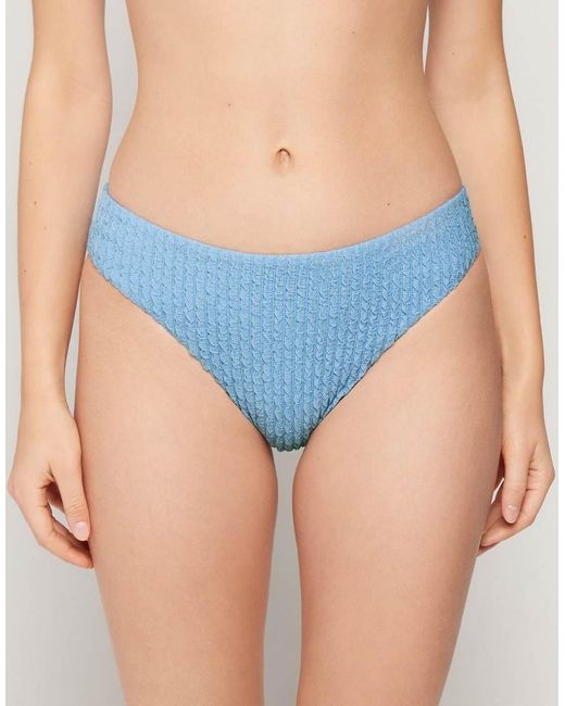 Tezenis Blue Dreamy Texture Classic Bikini Bottoms