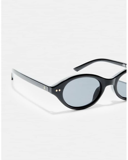 Stradivarius Brown Oval Sunglasses