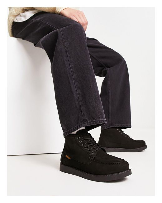 Timberland Black Newmarket Ii Boat Chukka Boots for men
