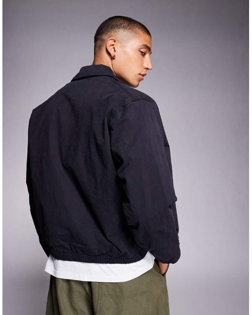 ARMANI EXCHANGE Blue Zip Through Jacket for men