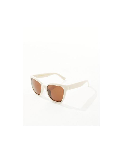 & Other Stories Black Square Oversized Sunglasses