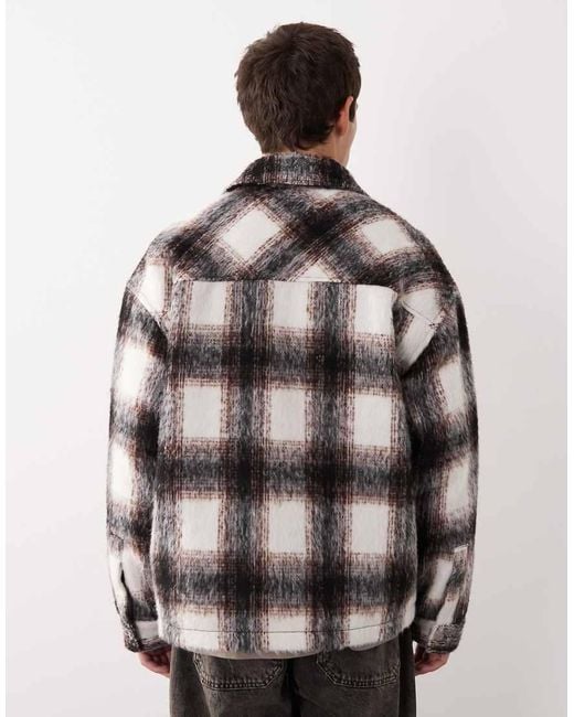 ASOS COLLECTIVE Green Oversized Quilted Jacket for men
