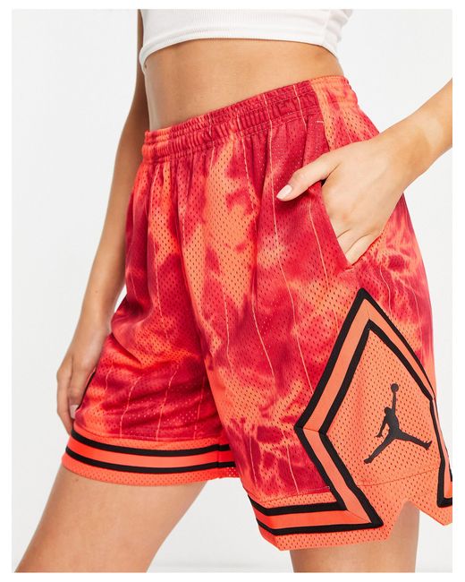 Nike Nike Heritage Diamond Basketball Shorts in Red Lyst Canada