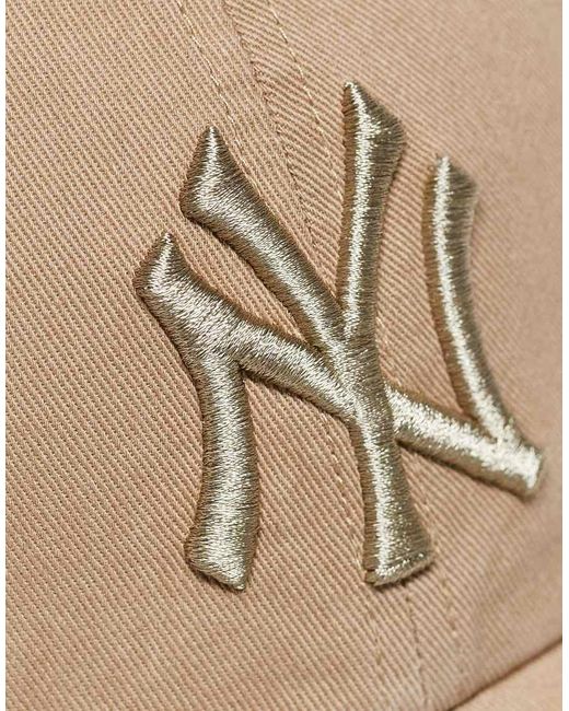 Gorra Lavado Con Logo A Tono De Los New York Yankees Clean Up De - Neutro '47 de color Natural