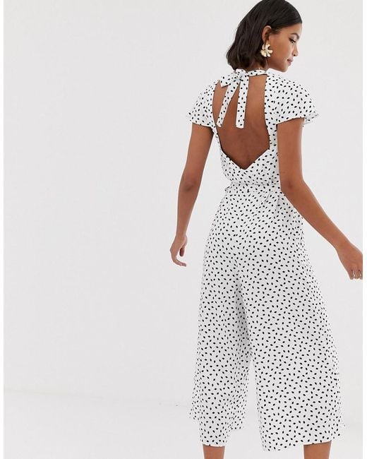 asos spot jumpsuit