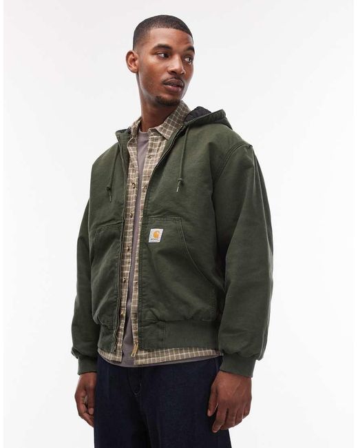 Carhartt Green Og Active Jacket for men