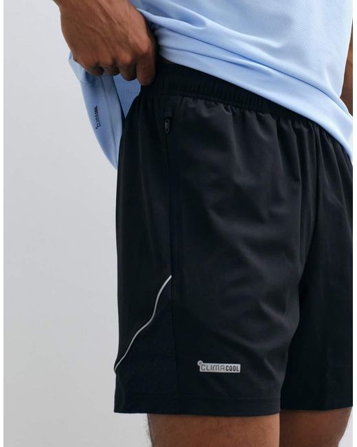 Adidas Originals Blue Adidas Training Tech Shorts for men