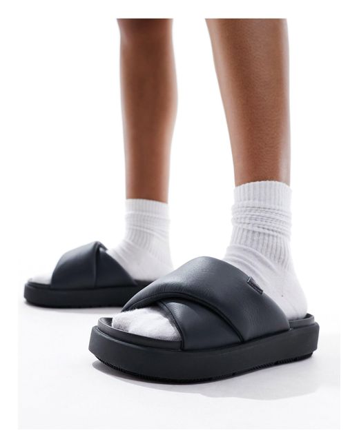 Sandalias negras sophia Nike de color White