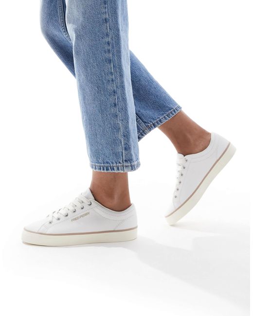 Fred Perry Blue – baseline – e leder-sneaker