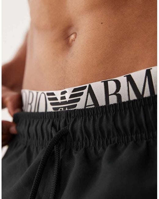 Emporio Armani Black Bodywear Swim Brief for men
