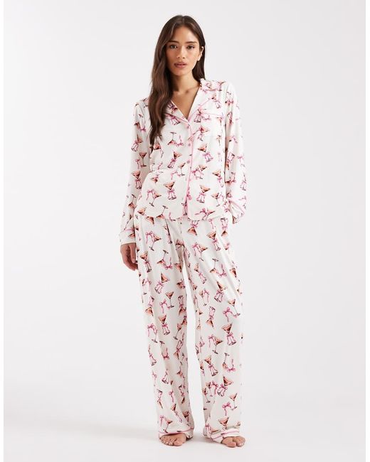 miss-selfridge-super-soft-cocktail-print-pyjamas-in-pink-lyst-uk