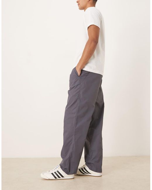 ASOS Black baggy Nylon Pants for men