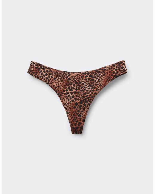 Tezenis Brown Brazillian Savage Sun Bikini Bottoms