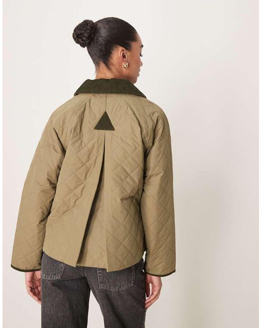 Barbour Natural Anise Quilted Jacket