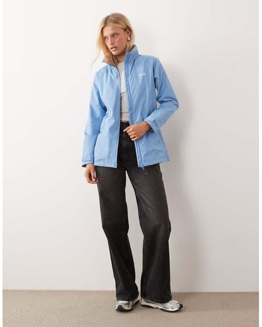 Regatta Blue Hooded Daysha Ii Waterproof Shell Jacket