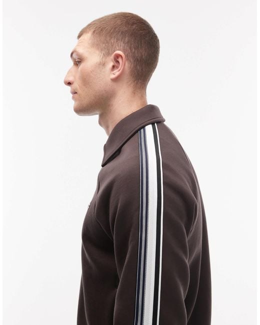 Lacoste Black Taping Co-ord Track Jacket for men