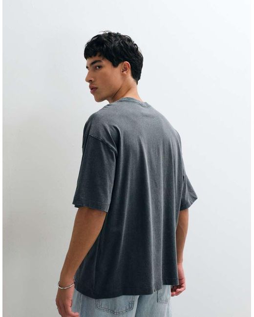 ASOS White Oversized Tee With Ronaldinho Print for men