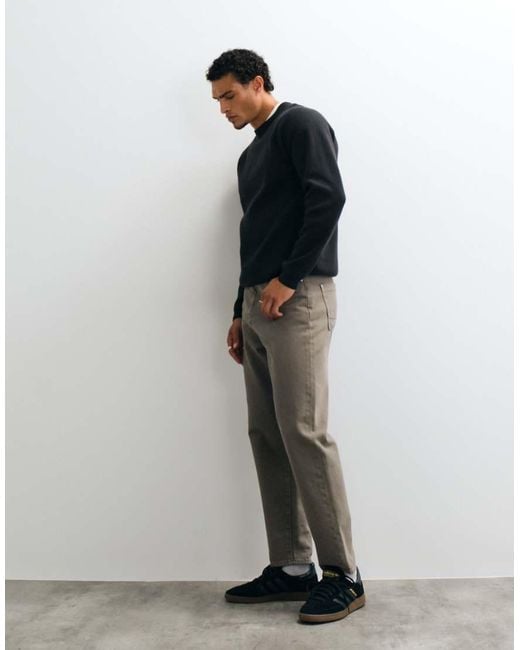 ASOS Blue Relaxed Compact Knitted Jumper for men