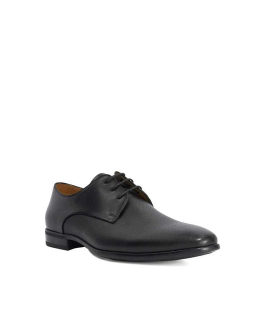 Dune Black Wide Fit Saffi Wf Derby Shoes for men
