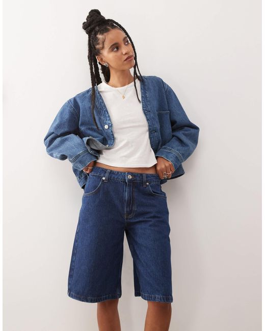 Reclaimed (vintage) Blue – jeans-jorts