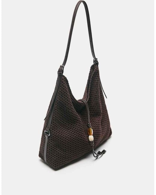 Pull&Bear Black Embellished Shopper Bag