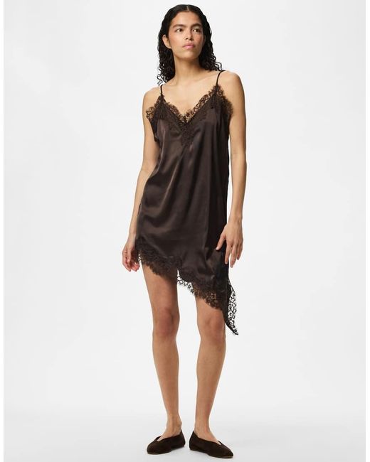 Pieces Brown Mini Dress