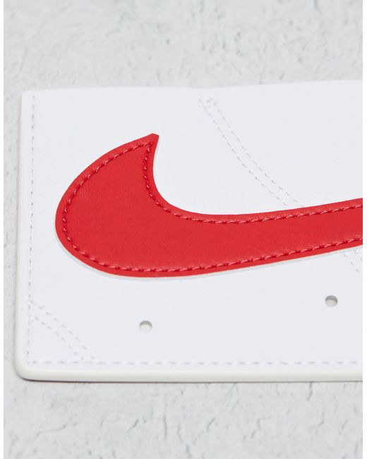 Nike White Icon Air Force 1 Card Wallet for men