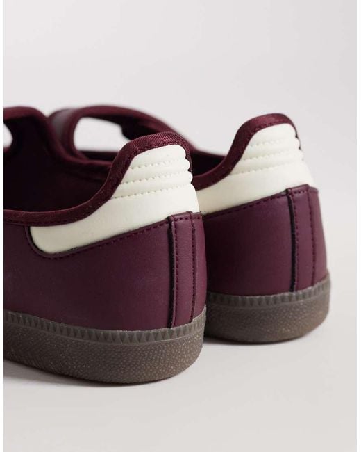 Adidas Originals Purple Samba Mary Jane