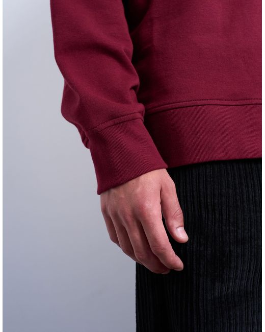 Topman – hochwertiges, leichtes oversize-sweatshirt in Red für Herren