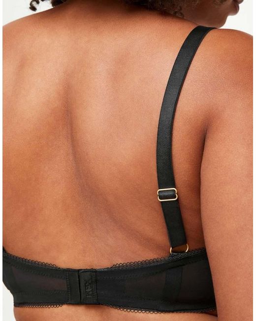KBX Black Knickerbox Alice Padded Plunge Bra