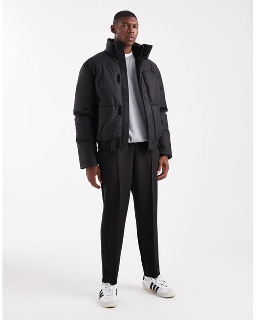 ASOS Blue Puffer Jacket for men