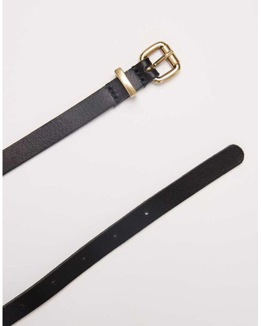 Levi's Blue Skinny Gold Buckle Belt