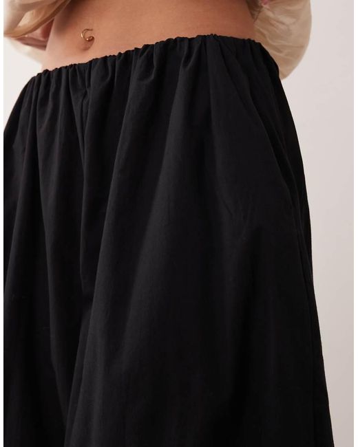 ASOS Black Cotton Balloon Pants