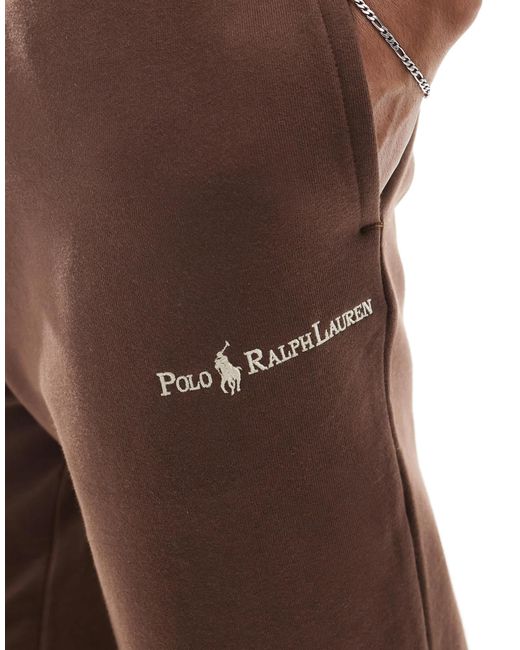 Polo Ralph Lauren Script Player Logo Relaxed Fit Heavyweight joggers in ...