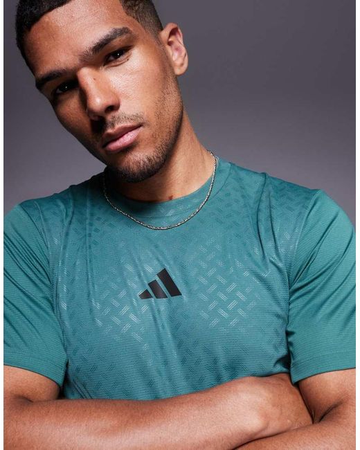 Adidas Originals Blue Adidas Training Power T-shirt for men