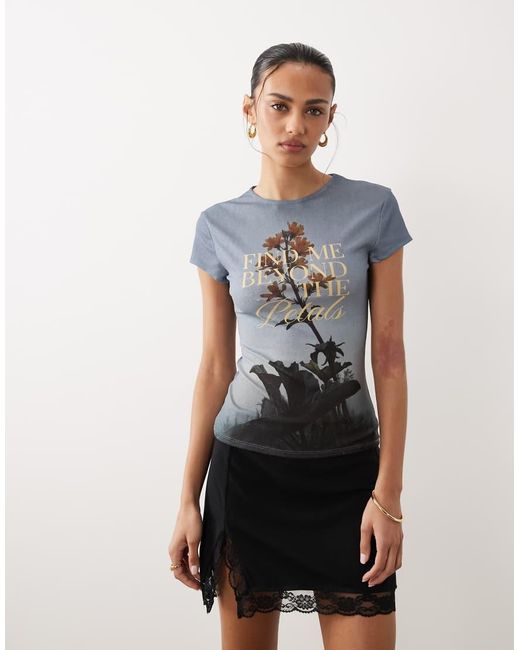 ASOS Blue Short Sleeve Baby Top