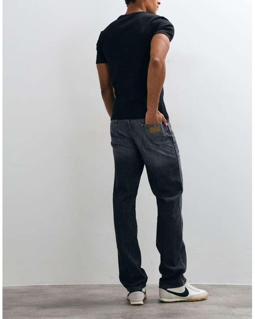 Wrangler Blue Straight Jeans for men