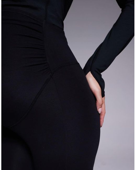 4505 Blue Maternity Icon Soft Touch High Waist Slim Kick Yoga Legging