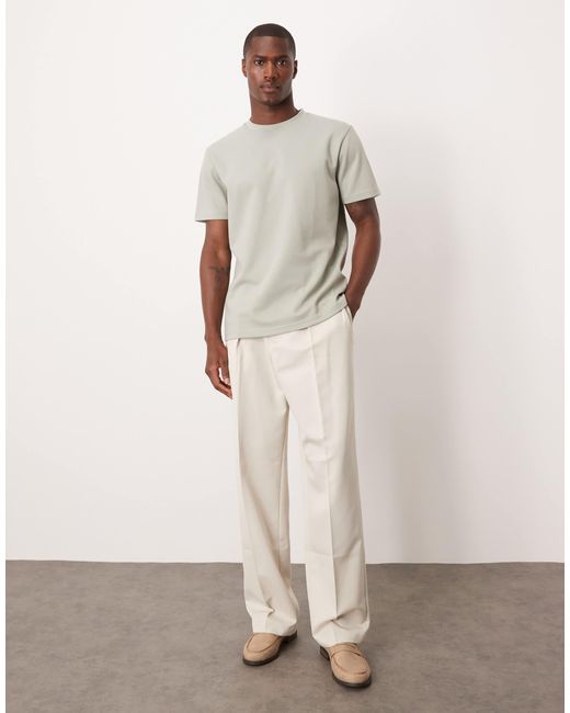 ASOS – breathemaxTM – schweres t-shirt in Natural für Herren