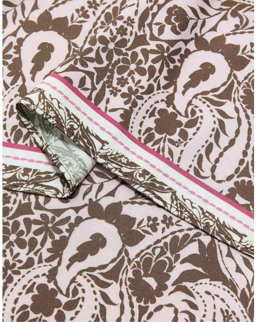 Foulard Pastello Con Stampa di Stradivarius in Pink