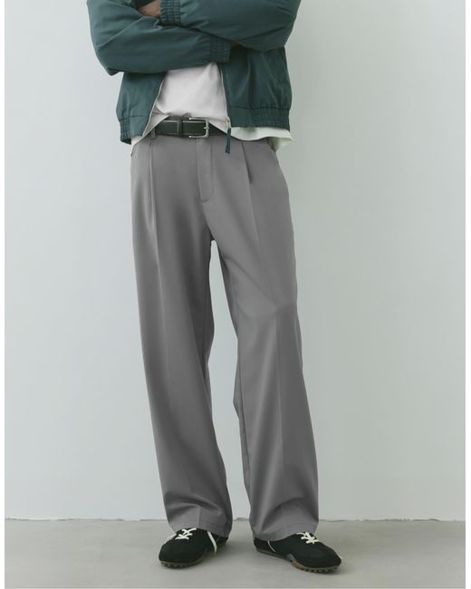 Pull&Bear – elegante hose in White für Herren