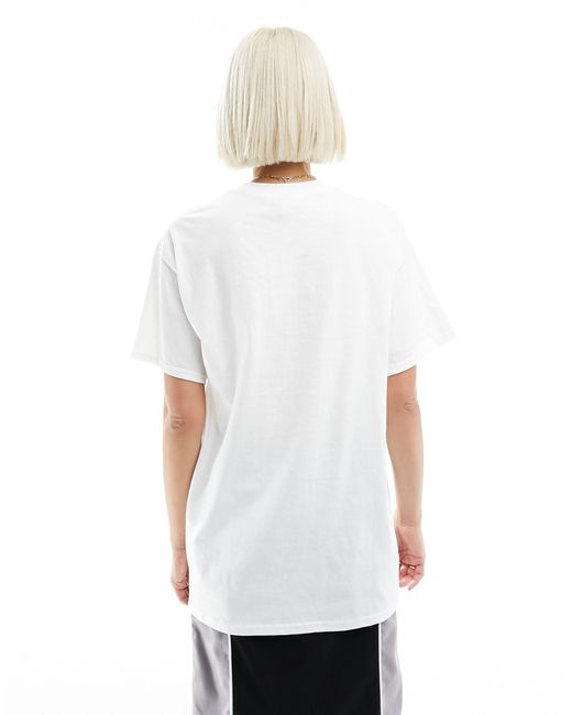 ASOS White Oversized T-shirt With Happy Hour Graphic