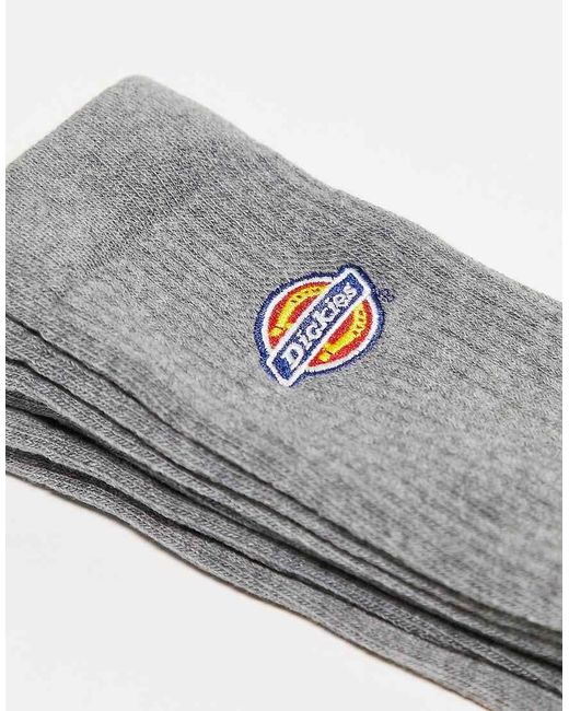 Pack De 3 Pares De Calcetines Grises Valley Grove De Dickies de hombre de color White