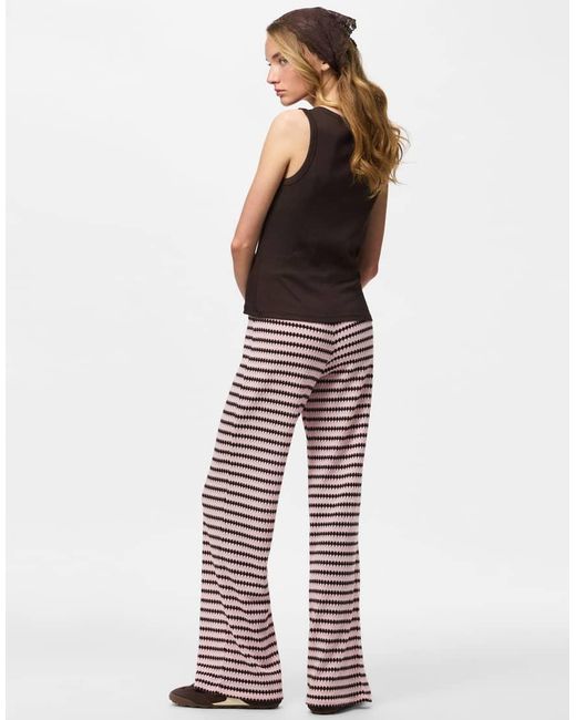 Pieces Red Trousers