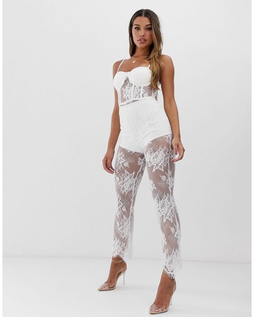 club l white jumpsuit