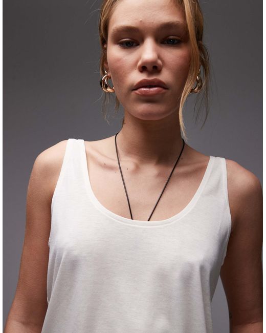 TOPSHOP Gray – lockeres trägertop